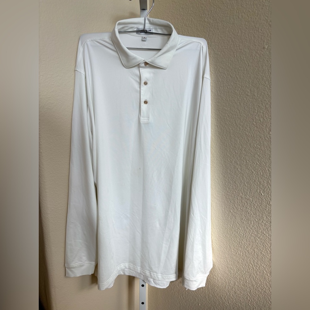 Peter Millar Solid Stretch Jersey Long Sleeve Pol… - image 6